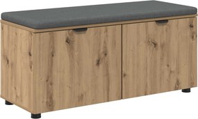 vidaXL Παγκάκι Χαλωρίου Τεχνίτικη Δρυς 100 x 38 x 46 εκ