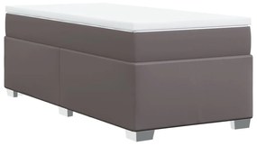 ΚΡΕΒΑΤΙ BOXSPRING ΜΕ ΣΤΡΩΜΑ ΓΚΡΙ 100X200ΕΚ. ΑΠΟ ΣΥΝΘΕΤΙΚΟ ΔΕΡΜΑ 3285199