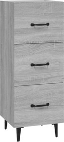 vidaXL Ντουλάπι Γκρι Sonoma 34,5x34x90 εκ. από Επεξεργασμένο Ξύλο