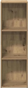 vidaXL Βιβλιοθήκη Artisan Δρυς 36x30x114 εκ. Επεξεργασμένο Ξύλο
