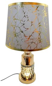 Επιτραπέζιο φωτιστικό - Πορτατίφ - 8300 - 883001 - Gold/White-883001_gob