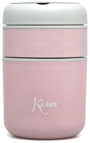 Θερμοδοχείο Φαγητού Kiokids με Κουταλάκι Ροζ 710ml.