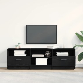 vidaXL Ντουλάπα τηλεόρασης Μαύρο Δρυς 150x33,5x45 εκ Επεξεργασμένο ξύλο