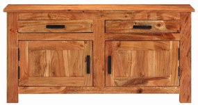 vidaXL Πλαϊνό γραφείο Καφέ 100 x 30 x 50 cm Μασίφ ξύλο ακακίας