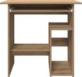 vidaXL Γραφείο Αρτισιανή Δρυς 80x45x74 εκ. από Επεξεργασμένο Ξύλο
