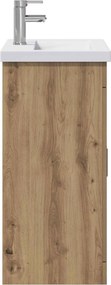 vidaXL Σετ Επίπλων Μπάνιου Artisan Δρυς 61 x 40 x 84,5 εκ