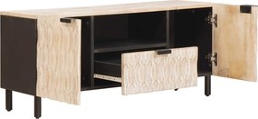 vidaXL Ντουλάπι TV Λευκό Φινίρισμα Καθαρισμού 105 x 33 x 46 εκ.