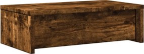 vidaXL Βάση Οθόνης με Συρτάρια Καπνιστή Δρυς 50x27x15 εκ Επεξεργ. Ξύλο