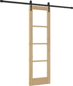 vidaXL Συρόμενη Πόρτα ORKDAL Φυσικό 61 x 198,5 εκ.
