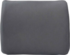 vidaXL Μαξιλάρι πλάτης Γκρι Αφρός Μνήμης 36 x 30 x 12 εκ.