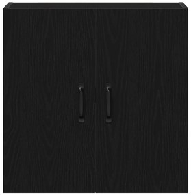 vidaXL Ντουλάπι Τοίχου Μαύρο Δρυς 60x31x60 εκ. από Τεχνητό Ξύλο