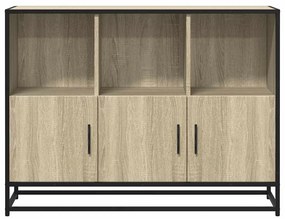 vidaXL Sideboard Sonoma Oak 100x35x76 cm Κατασκευασμένο ξύλο