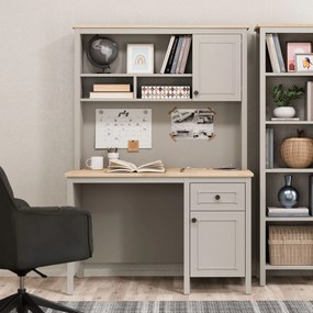 Γραφείο Γκρι / Δρυς PATUTAL 120x65x77.3