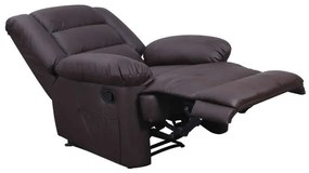 Πολυθρόνα Massage Vivian Καφέ Pu 90Χ93Χ100εκ.