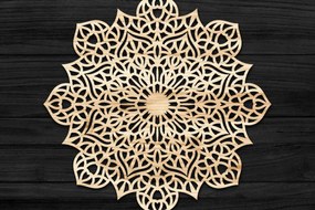 Σετ των 2 Intra απο ξύλο plywood 3mm-4mm πάχος 3D Mandala για Cricut Δίασταση 30x30 cm INTRAFABR-74285831