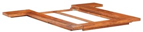 vidaXL Πλαίσιο Κρεβατιού Futon Ιαπωνικό 100x200 εκ. Μασίφ Ξύλο Ακακίας
