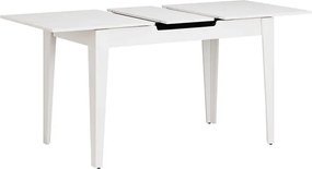 Τραπέζι Trendline Megapap επεκτεινόμενο χρώμα λευκό 120/150x70x75εκ.