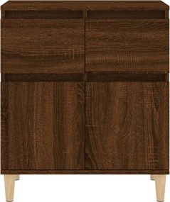 vidaXL Μπουφές Καφέ Δρυς 60x35x70 εκ. από Επεξεργασμένο Ξύλο