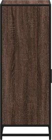 vidaXL Ντουλάπι μπάνιου καφέ δρυς 35x37,5x100 cm