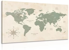 Εικόνα αξιοπρεπούς παγκόσμιου χάρτη - 90x60