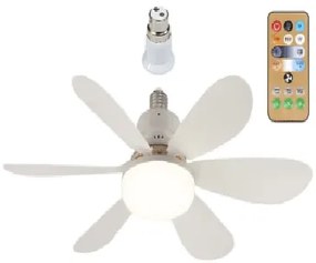 Ανεμιστήρας Οροφής- Λάμπα 40 W Ε27, RIXME