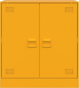 vidaXL Ντουλάπι Μουσταρδί 67x39x73 εκ. από Ατσάλι