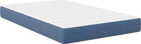 vidaXL Στρώμα Κρεβατιού με στρώμα Μπλε 120 x 190 cm ύφασμα