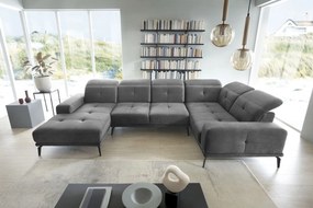 Γωνιακός καναπές Lamotta-Δεξιά-Gkri - 350.00Χ201.00Χ57.00cm
