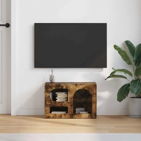 vidaXL Ντουλάπι TV ELST 60 x 35 x 40 εκ. Καπνιστό Δρύς
