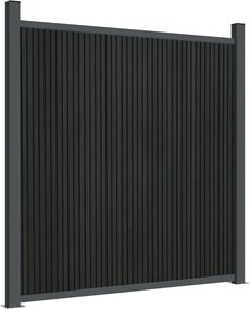 vidaXL Πάνελ Περίφραξης Γκρι 353 x 186 εκ. από WPC