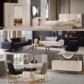 Stewehome Πρόταση Επίπλωσης Urban Chic 160x191x200 cm