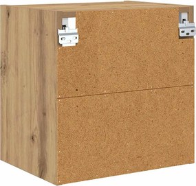 vidaXL Κρεμαστό ντουλάπι Artisan Oak 40 x 29,5 x 40 εκ.