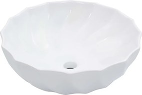 vidaXL Νιπτήρας Λευκός 46 x 17 εκ. Κεραμικός