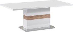 Τραπέζι Zoekrin Inart λευκό mdf 200x100x76εκ