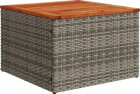 vidaXL Patio Sofa Set 7-θέσια Grey and Dark Grey