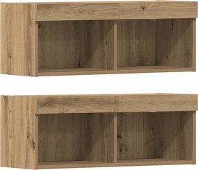 vidaXL Ντουλάπι TV 4 pcs artisan δρυς Επεξεργασμένο ξύλο