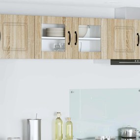 vidaXL Ραφιέρα τοίχου LUCCA Sonoma Δρυς 80 x 31 x 40 εκ