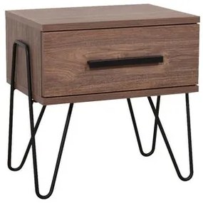 KS Strom  Μεταλλικό Κομοδίνο Μονοσύρταρο 45x33x45 Kouppas Charmy BEST-803114