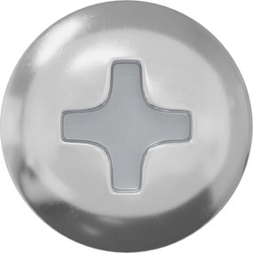 vidaXL Ξυλοβίδες 2 pcs Ασημί M4 x 25 mm Ατσάλι
