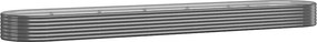 vidaXL Ζαρντινιέρα Ανθρακί 600x140x36εκ Γαλβανισμένος χάλυβας