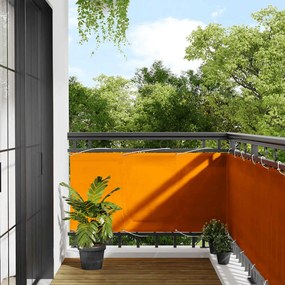 vidaXL Σήτα Μπαλκονιού Πορτοκαλί 75 x 800 εκ. 100% Πολυεστέρας Oxford