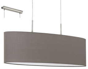 Φωτιστικό Οροφής Pasteri 31583 Anthracite-Brown Eglo Metal, Fabric