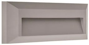 Απλίκα Φωτιστικό Τοίχου LED SLIM 2W IP65 PRO Eurolamp-145-52056-Γκρι 145-52056