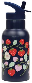Παγούρι 350ml Με Καλαμάκι Α Little Lovely Company Strawberries DBSSST69