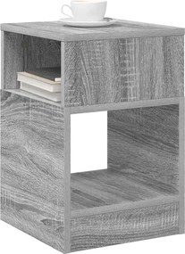 vidaXL End Table 2 pcs Γκρίζο Σονομα 30,5 x 30 x 45 εκ