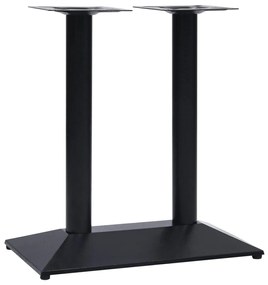 Πόδι Τραπεζιού Bistro Μαύρο 70x40x72 εκ. από Χυτοσίδηρο