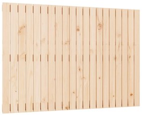 vidaXL Κεφαλάρι Τοίχου 127,5x3x90 εκ. από Μασίφ Ξύλο Πεύκου