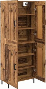vidaXL Highboard 2 pcs Παλιό Ξύλο Επεξεργασμένο ξύλο