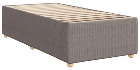 ΚΡΕΒΑΤΙ BOXSPRING ΜΕ ΣΤΡΩΜΑ TAUPE 80X200 ΕΚ. ΥΦΑΣΜΑΤΙΝΟ 3289587