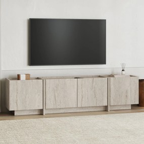 Έπιπλο Τηλεόρασης Τραβερτίνη FLOMEGE 180x35x46